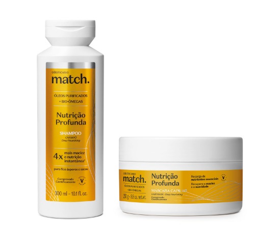 Resenha- Match Nutrição Profunda/ Shampoo e Máscara Capilar de oBoticário