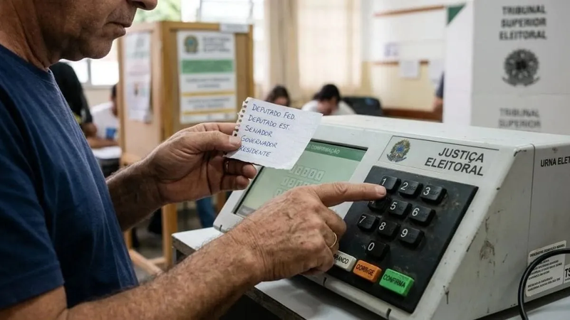 Eleições 2026: o que faz cada cargo e qual a ordem de votação na urna